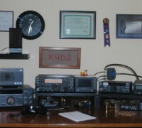 Basement shack in our first Dunwoody, GA QTH