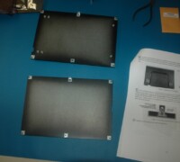 It is time to build the cabinet.