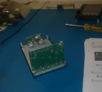 Working on the rear panel (the I/O Board installed).