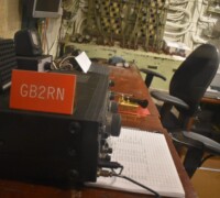 The Bridge Wireless Office aboard the HMS Belfast.