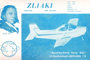 ZL1AKI's QSL card